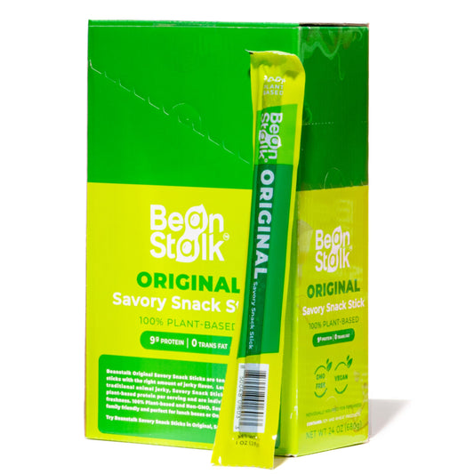 Bean Stalk Savory Vegan Snack Sticks | 100% Plant Based (Original)