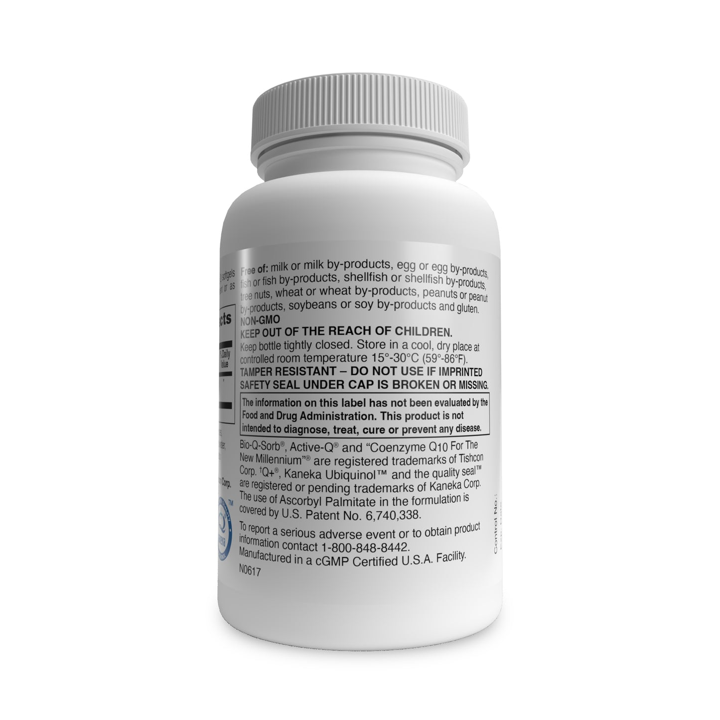 Active-Q® Ubiquinol 50 mg featuring Kaneka Ubiquinol CoQ10 (Soy-Free) (100 Softgels)