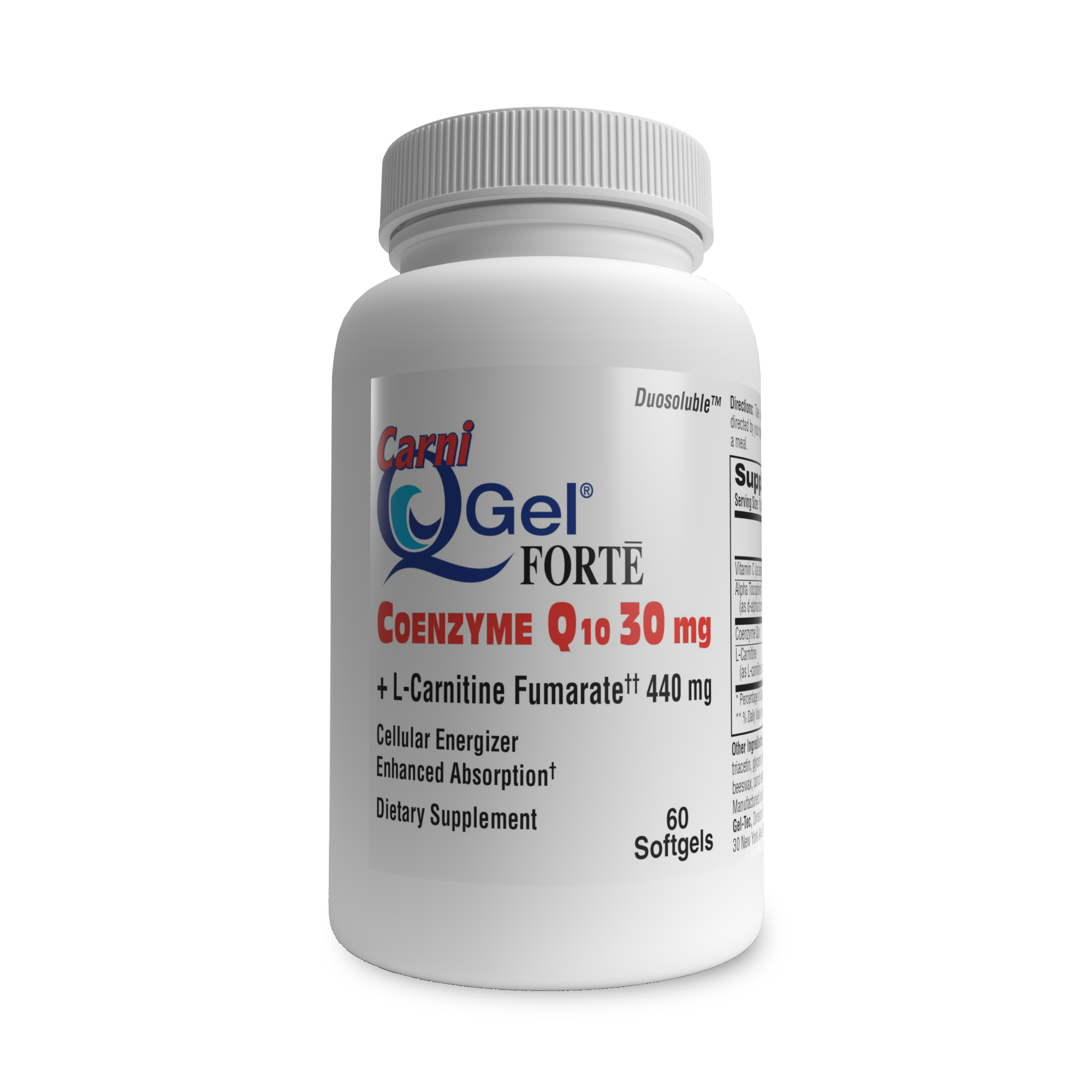 Carni-Q Gel (L-Carnitine and Hydrosoluble CoQ10) 60 count - All Products A-Z epic4health Carni-Q Gel (L-Carnitine and Hydrosoluble CoQ10) 60 count - All Products A-Z epic4health