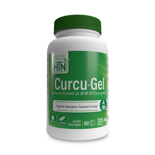Curcu-Gel® 325mg BCM-95® Curcumin (NON-GMO) 60 Softgels
