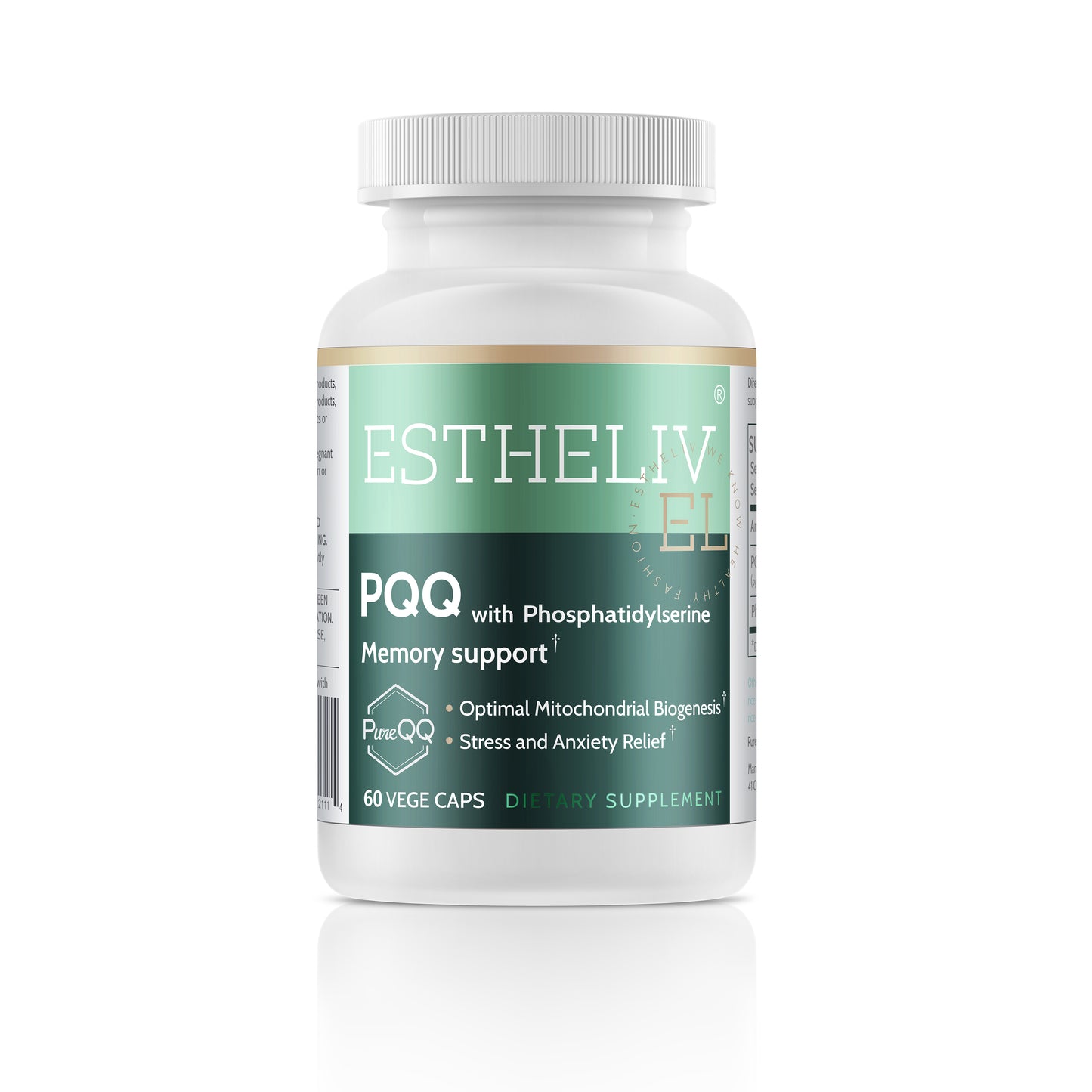 ESTHELIV® PQQ with Phosphatidylserine (Memory Support) 60 VegeCaps
