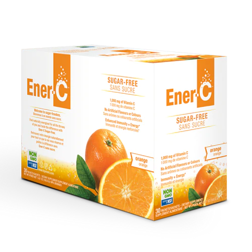 Ener-C 1,000 mg Vitamin C SUGAR-FREE Multi Vitamin Drink Mix - Orange Flavor - 30 Packets