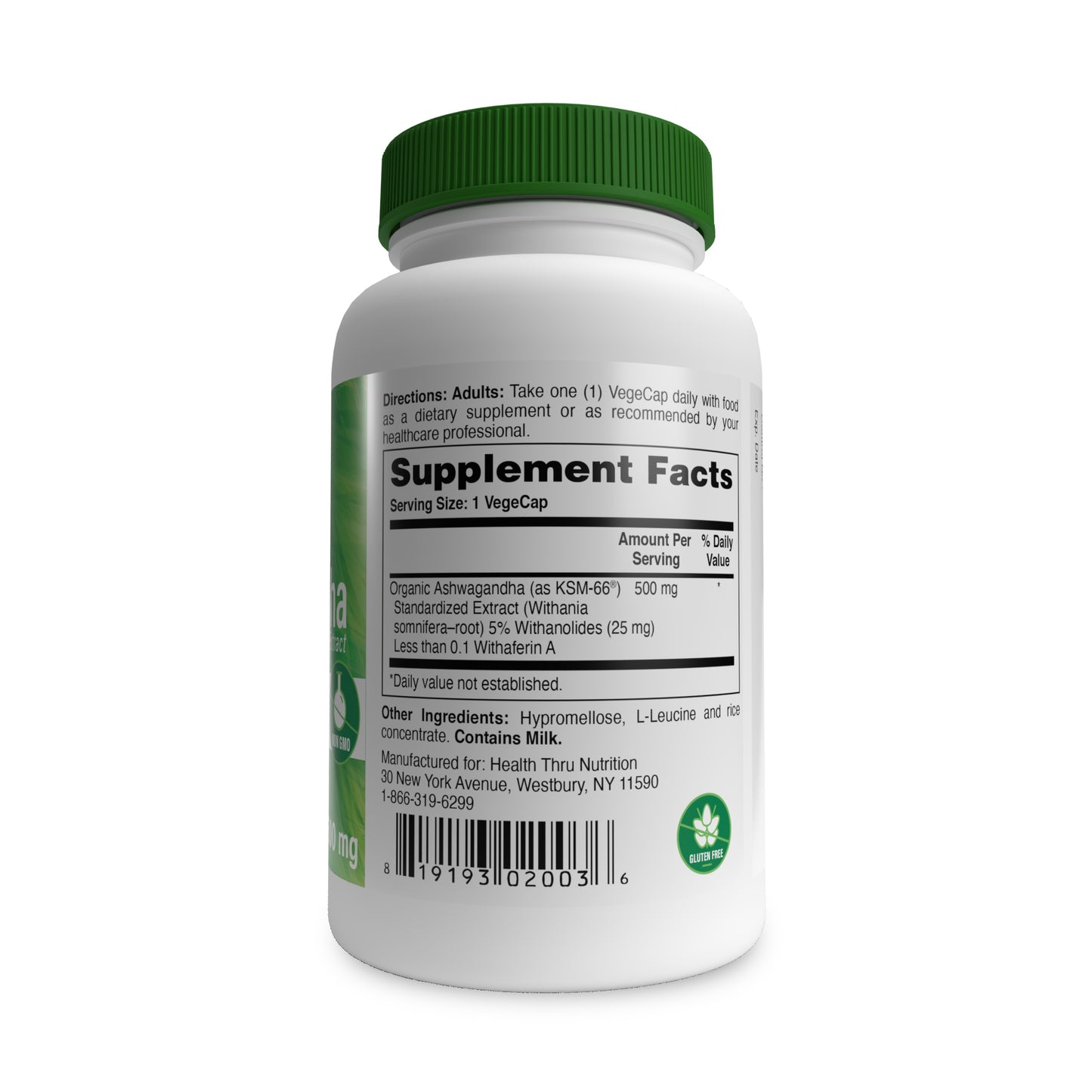 Ashwagandha (as KSM-66®) 500mg (90 Vegecaps)