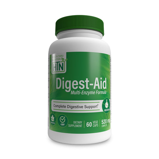 Digest-Aid - Comprehensive Multi-Enzyme Formula (60 VegeCaps)