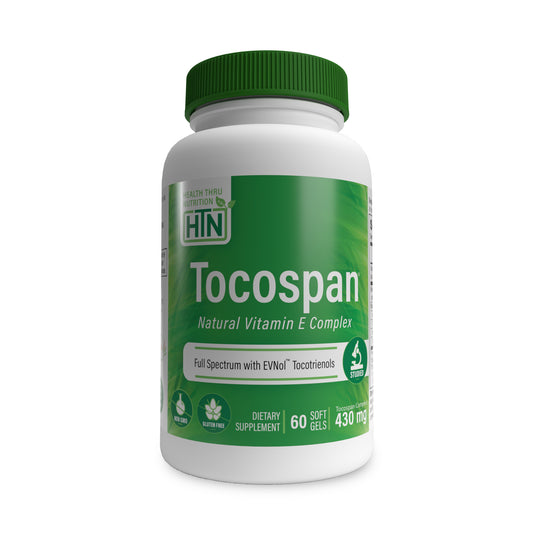 Tocospan® Complete Vitamin E Complex 400IU (60 Softgels) (NON-GMO)