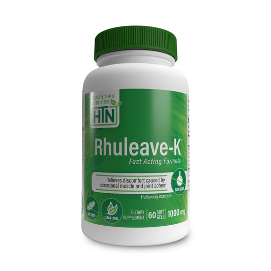 Rhuleave-K™ - Fast Acting Muscle and Joint Formula - 1000mg (60 Softgels)