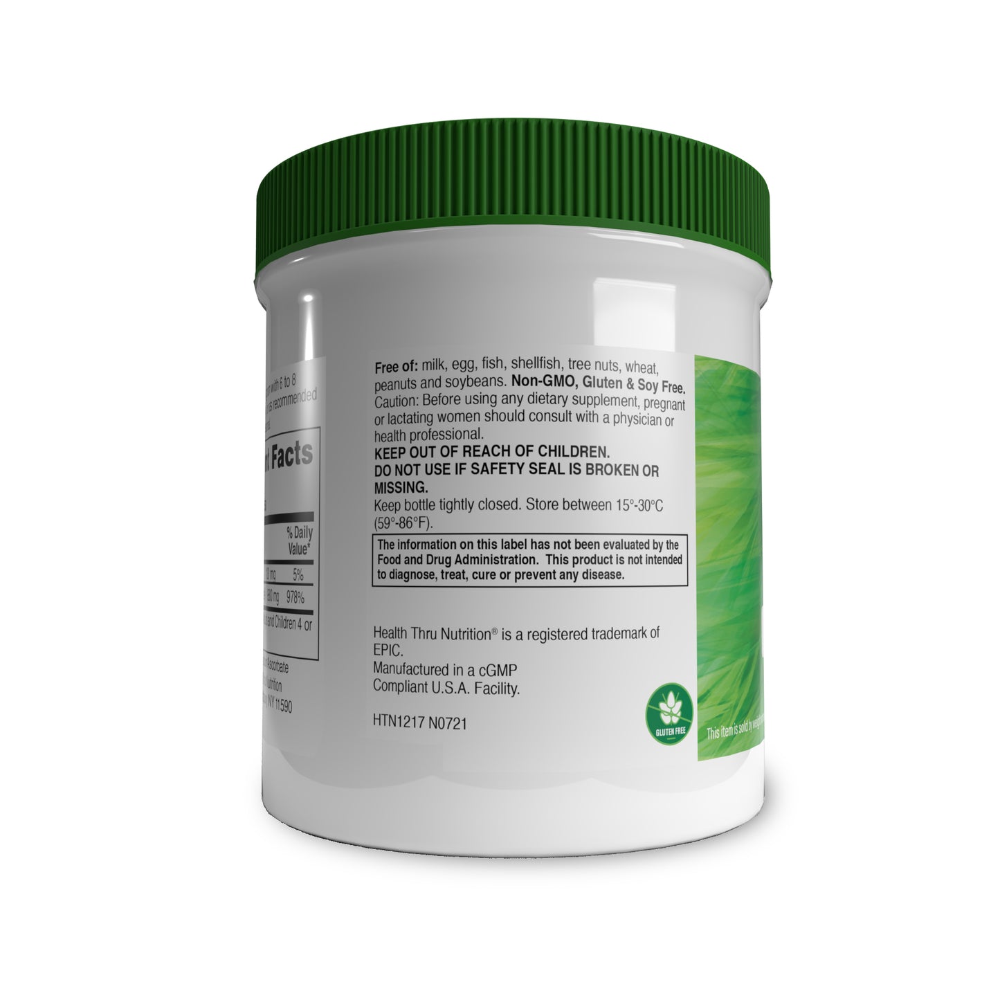 Sodium Ascorbate Powder (Buffered Vitamin-C) 250g Jar (NON-GMO)