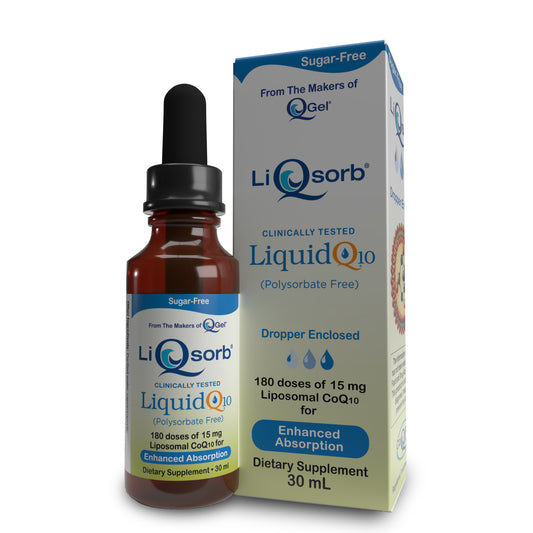 LiQsorb® Liposomal CoQ10 Drops (30 mL Bottle)