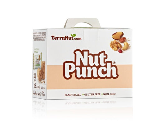 TerraNut® - Nut Punch® Superfood Energy Snack (24 Piece Container) Cold-Pressed, Gluten-Free, Vegan