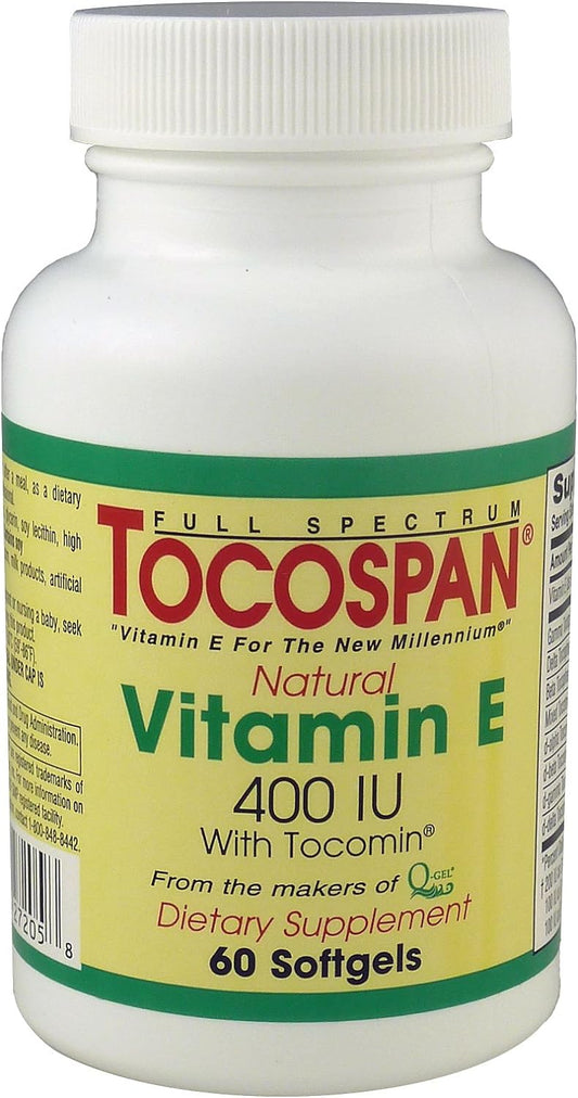Tocospan Vitamin E - Full Spectrum (400 IU / 60 Softgels)