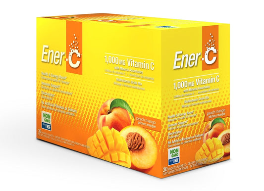 Ener-C 1,000 mg Vitamin C Multi Vitamin Drink Mix - Peach Mango Flavor - 30 Packets