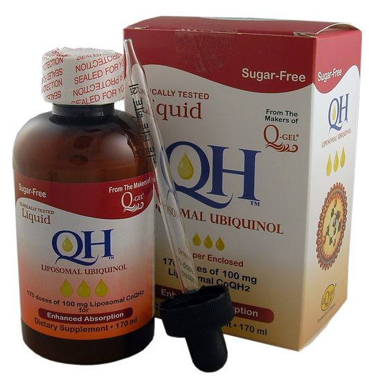 Liquid QH™ Liposomal Ubiquinol CoQ10 (170ml) Enhanced Absorption (170 mL Bottle)