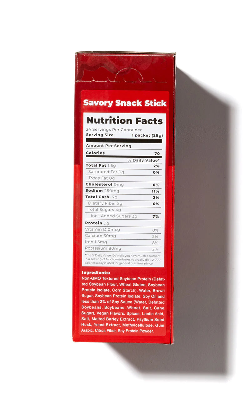 Bean Stalk Savory Vegan Snack Sticks | 100% Plant Based (Smoked)