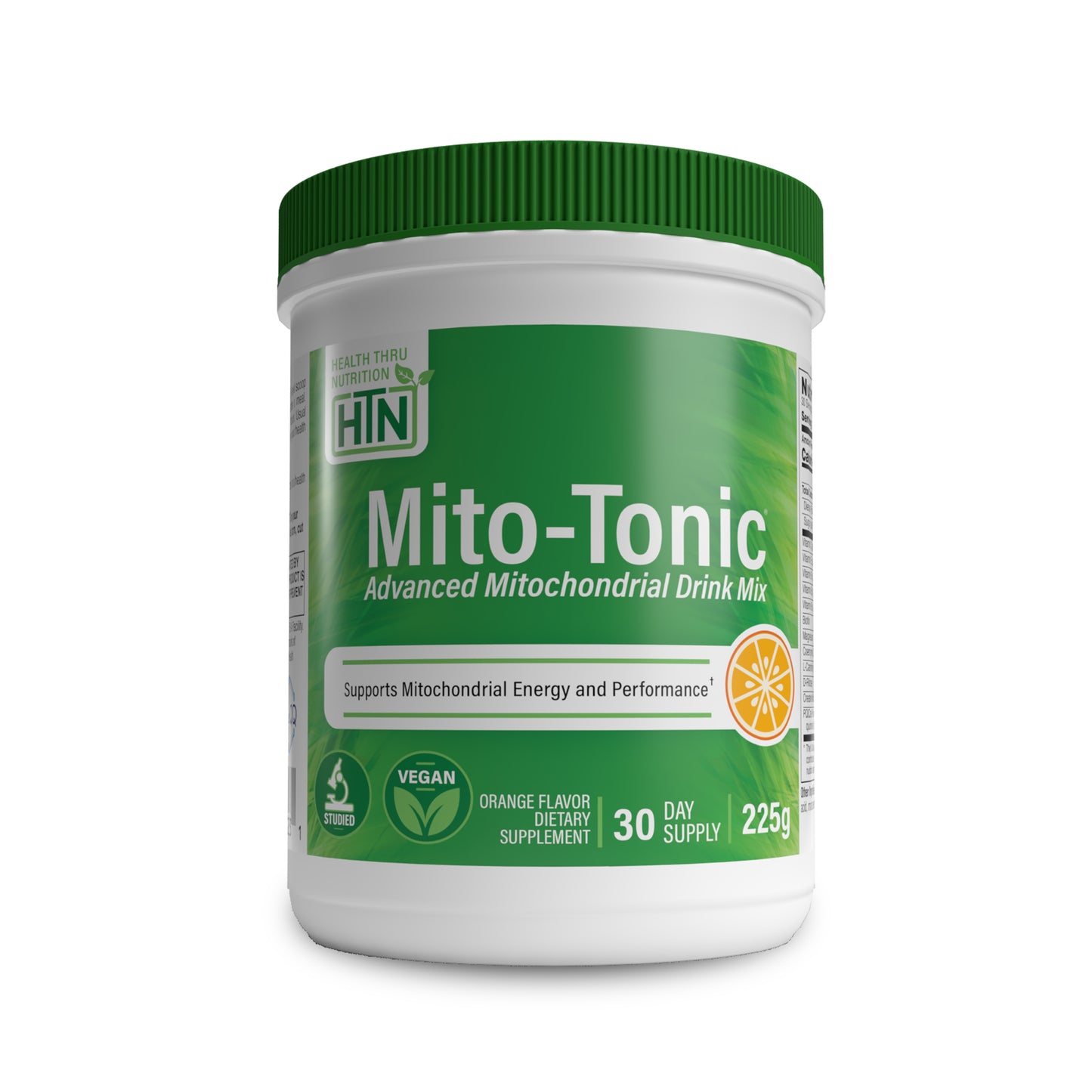 Mito-Tonic® Advanced Mitochondrial Drink Mix | Cellular Energy & Cardiac Function Support - Keto Friendly, Non-GMO (30 Servings) 225g Jar