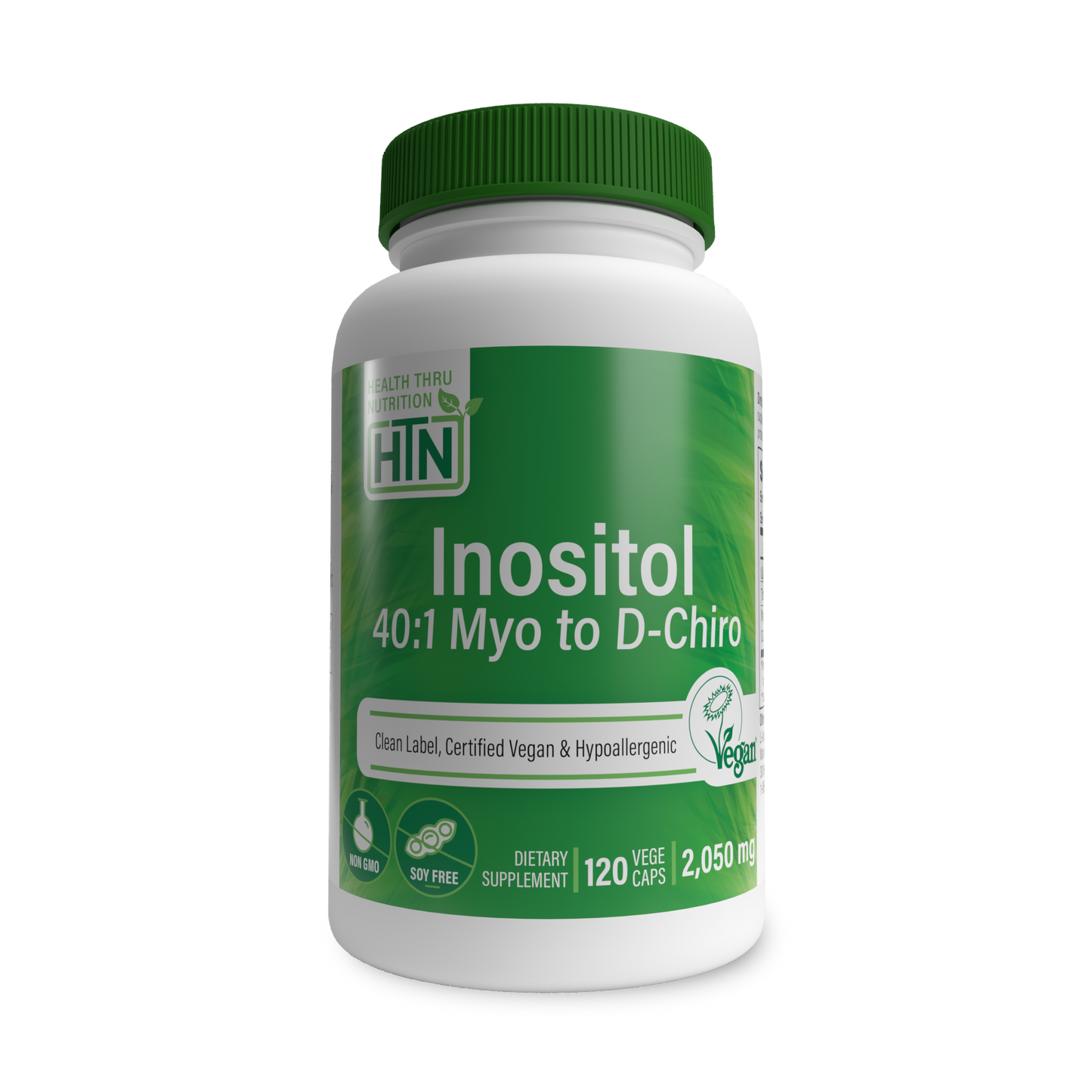 Inositol Supplement 40:1 Myo-Inositol to D-Chiro-Inositol Ratio by Health Thru Nutrition
