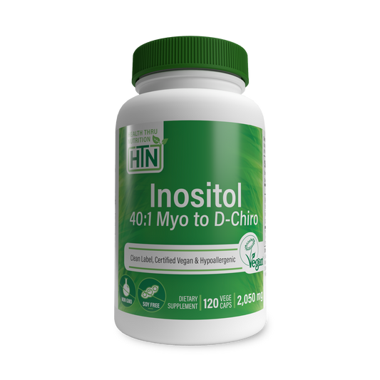 Inositol Supplement 40:1 Myo-Inositol to D-Chiro-Inositol Ratio by Health Thru Nutrition