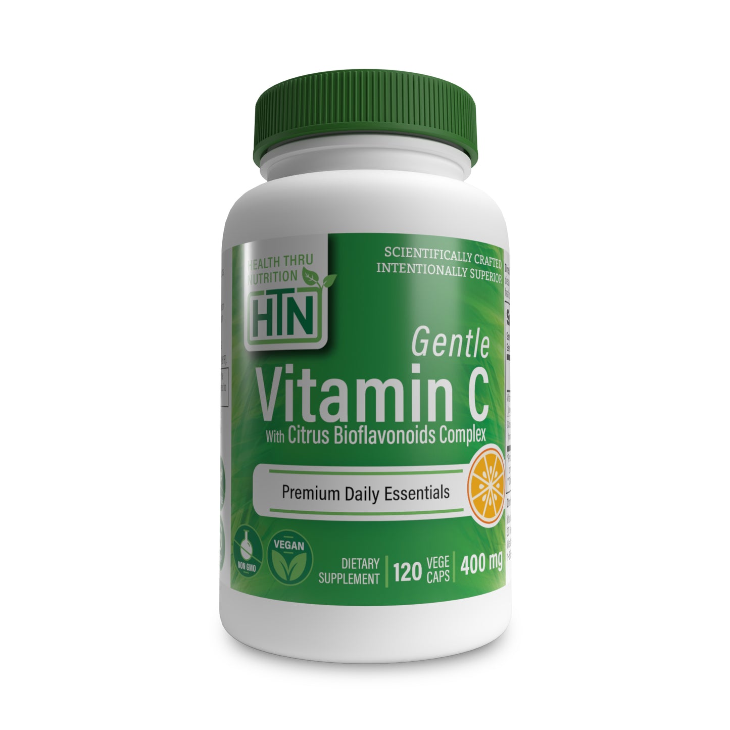 Gentle Vitamin C with Citrus Bioflavonoids Complex 120 Vegan Capsules